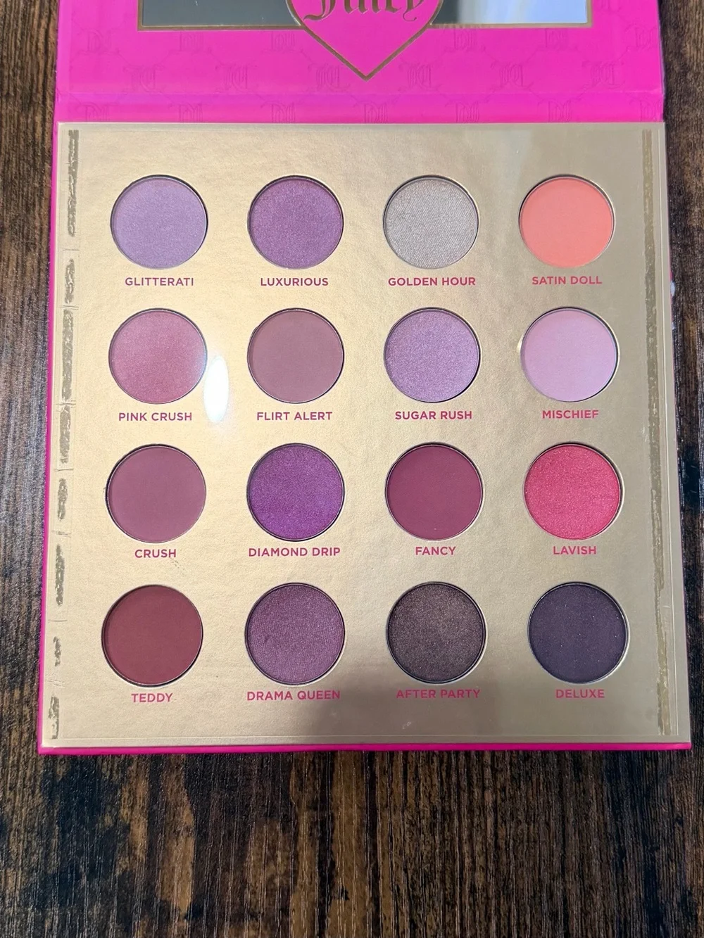 Juicy Couture Pink Eyeshadow Palette with Mirror - Women Makeup